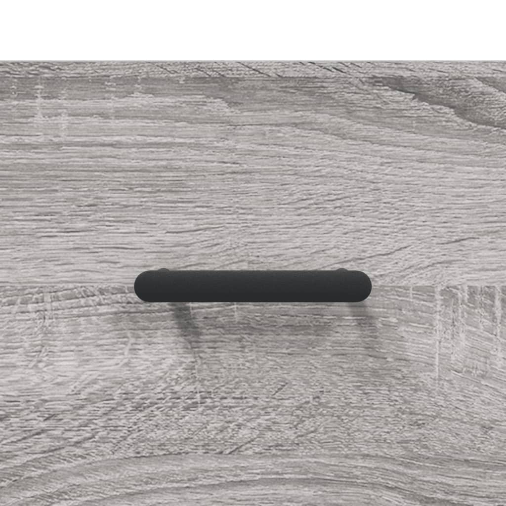 vidaXL Nachttische 2 Stk. Grau Sonoma 40x35x47,5 cm Holzwerkstoff