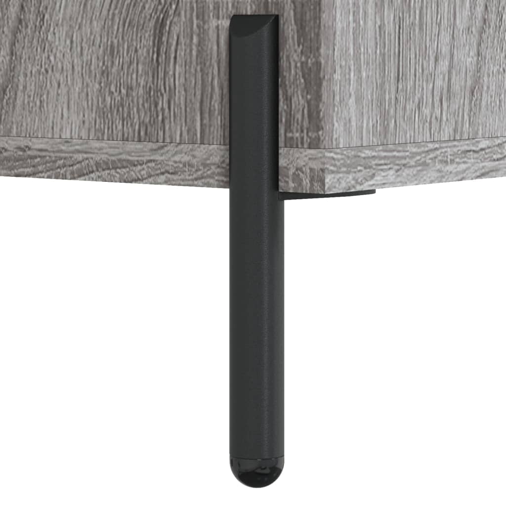 vidaXL Nachttische 2 Stk. Grau Sonoma 40x35x47,5 cm Holzwerkstoff