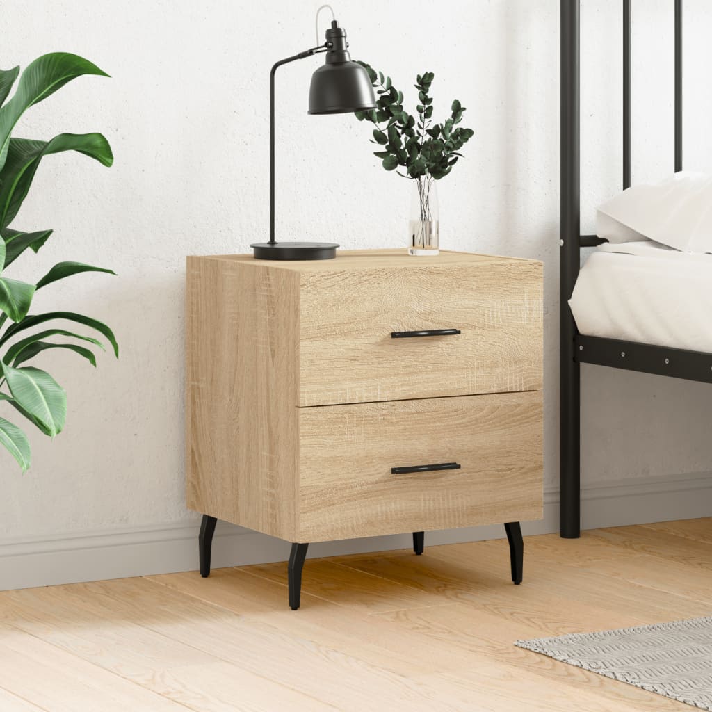 vidaXL Nachttisch Sonoma-Eiche 40x35x47,5 cm Holzwerkstoff