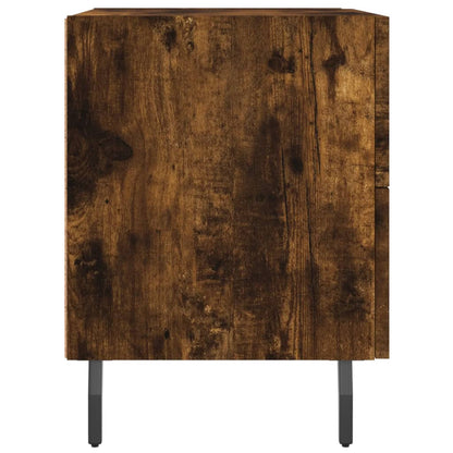vidaXL Nachttisch Räuchereiche 40x35x47,5 cm Holzwerkstoff