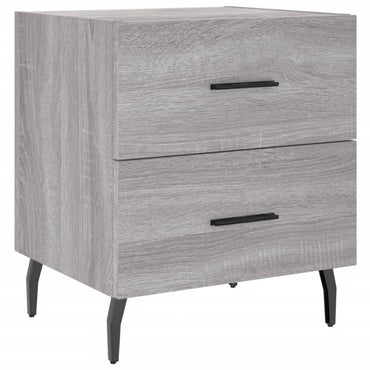 vidaXL Nachttisch Grau Sonoma 40x35x47,5 cm Holzwerkstoff