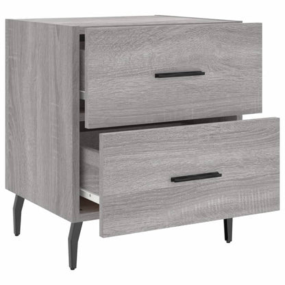 vidaXL Nachttisch Grau Sonoma 40x35x47,5 cm Holzwerkstoff