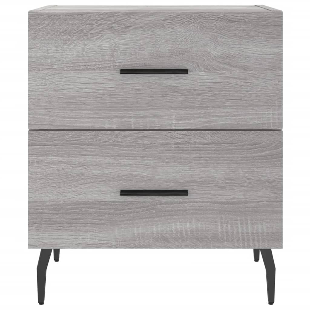 vidaXL Nachttisch Grau Sonoma 40x35x47,5 cm Holzwerkstoff