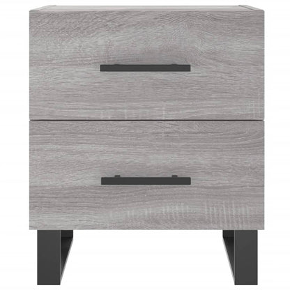 vidaXL Nachttisch Grau Sonoma 40x35x47,5 cm Holzwerkstoff