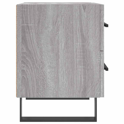 vidaXL Nachttische 2 Stk. Grau Sonoma 40x35x47,5 cm Holzwerkstoff
