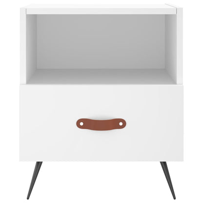 vidaXL Nachttisch Weiß 40x35x47,5 cm Holzwerkstoff