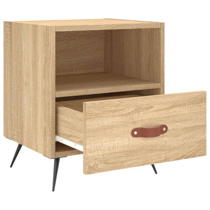 vidaXL Nachttische 2 Stk. Sonoma-Eiche 40x35x47,5 cm Holzwerkstoff