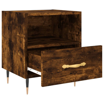 vidaXL Nachttisch Räuchereiche 40x35x47,5 cm Holzwerkstoff