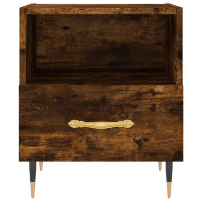 vidaXL Nachttisch Räuchereiche 40x35x47,5 cm Holzwerkstoff