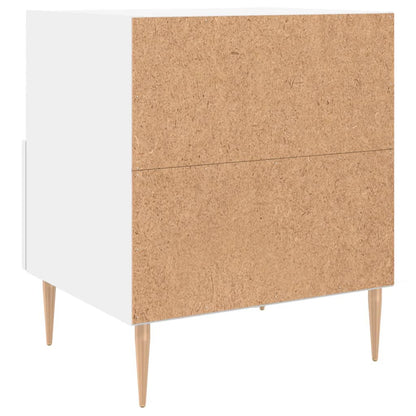 vidaXL Nachttische 2 Stk. Weiß 40x35x47,5 cm Holzwerkstoff