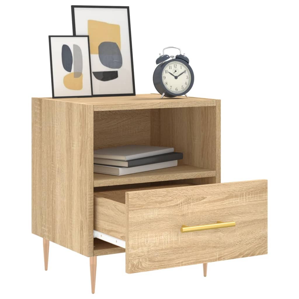 vidaXL Nachttisch Sonoma-Eiche 40x35x47,5 cm Holzwerkstoff