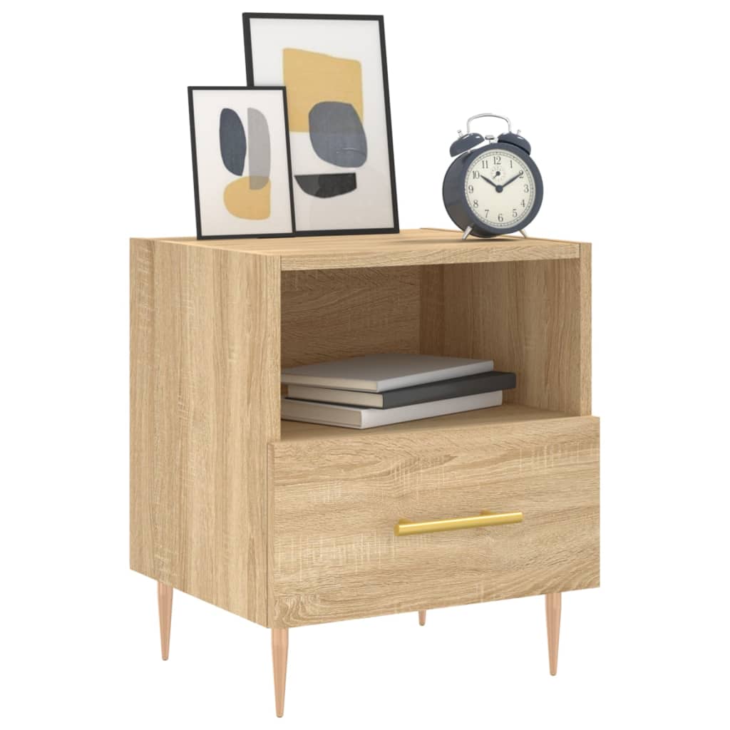 vidaXL Nachttisch Sonoma-Eiche 40x35x47,5 cm Holzwerkstoff