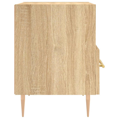 vidaXL Nachttische 2 Stk. Sonoma-Eiche 40x35x47,5 cm Holzwerkstoff