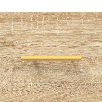 vidaXL Nachttische 2 Stk. Sonoma-Eiche 40x35x47,5 cm Holzwerkstoff
