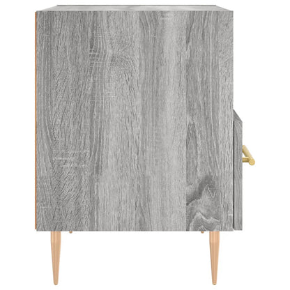 vidaXL Nachttisch Grau Sonoma 40x35x47,5 cm Holzwerkstoff