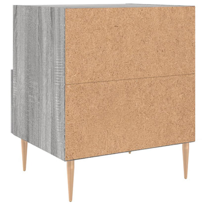 vidaXL Nachttisch Grau Sonoma 40x35x47,5 cm Holzwerkstoff