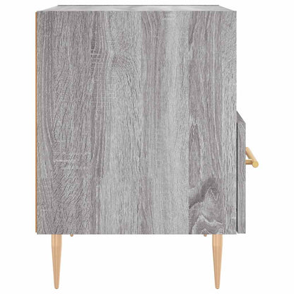 vidaXL Nachttische 2 Stk. Grau Sonoma 40x35x47,5 cm Holzwerkstoff