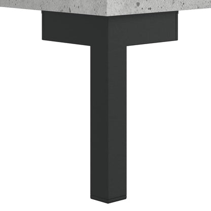 vidaXL Tables de chevet 2 pcs Gris béton 40x35x47,5 cm Bois d'ingénierie