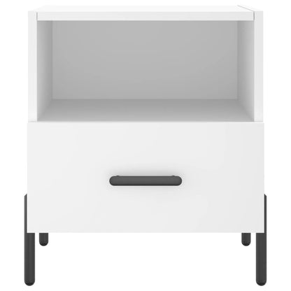 vidaXL Nachttische 2 Stk. Weiß 40x35x47,5 cm Holzwerkstoff