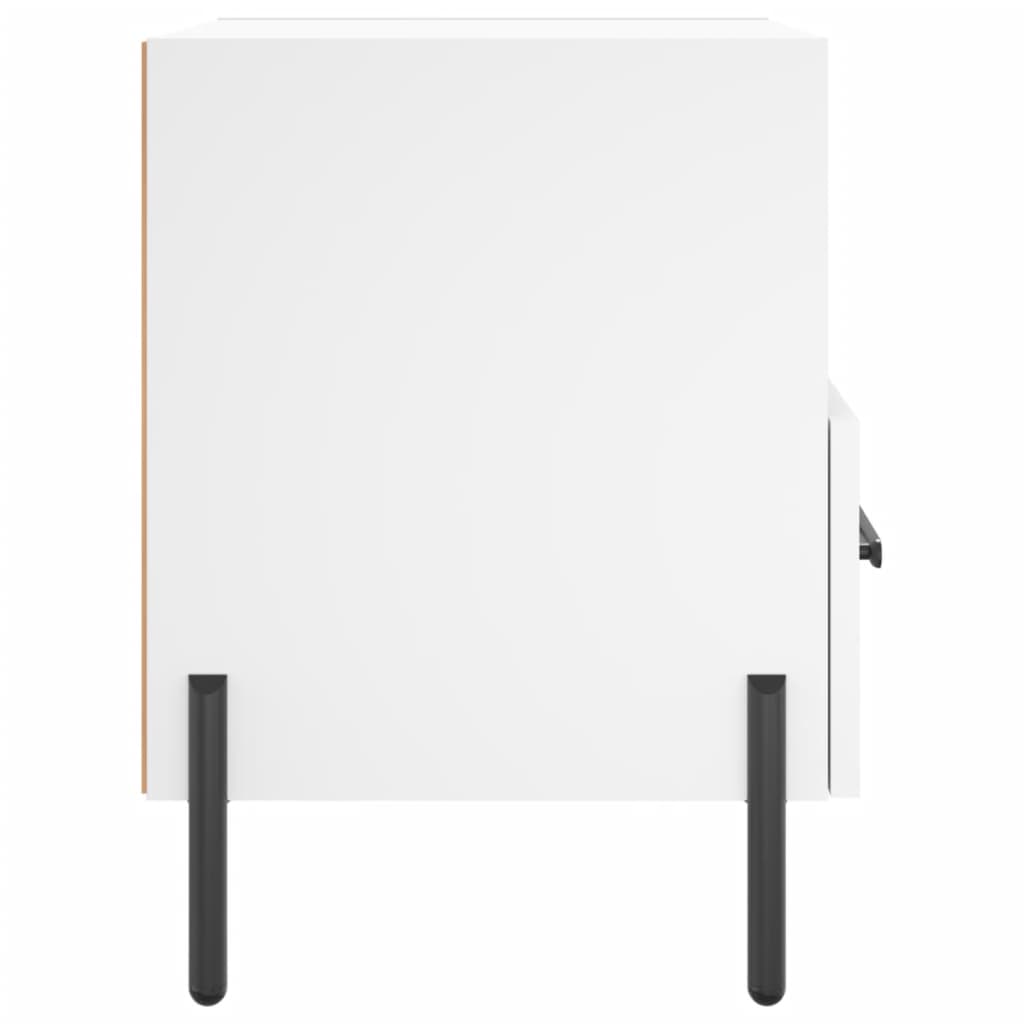 vidaXL Nachttische 2 Stk. Weiß 40x35x47,5 cm Holzwerkstoff