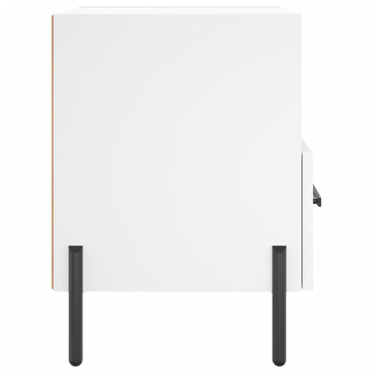 vidaXL Nachttische 2 Stk. Weiß 40x35x47,5 cm Holzwerkstoff