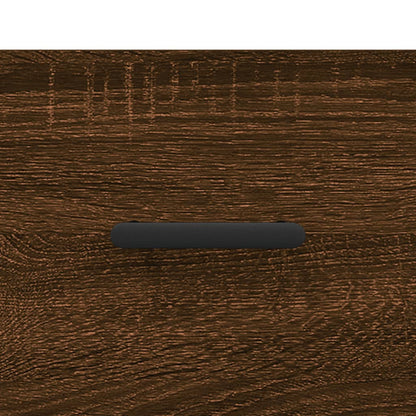 vidaXL Tables de chevet 2 pcs Aspect chêne marron 40x35x47,5 cm Bois d'ingénierie