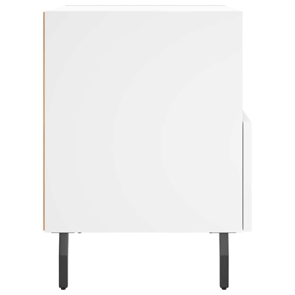 vidaXL Nachttische 2 Stk. Weiß 40x35x47,5 cm Holzwerkstoff