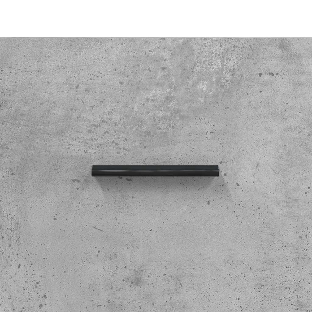 vidaXL Nachttische 2 Stk. Betongrau 40x35x47,5 cm Holzwerkstoff