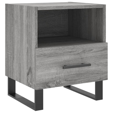 vidaXL Nachttisch Grau Sonoma 40x35x47,5 cm Holzwerkstoff