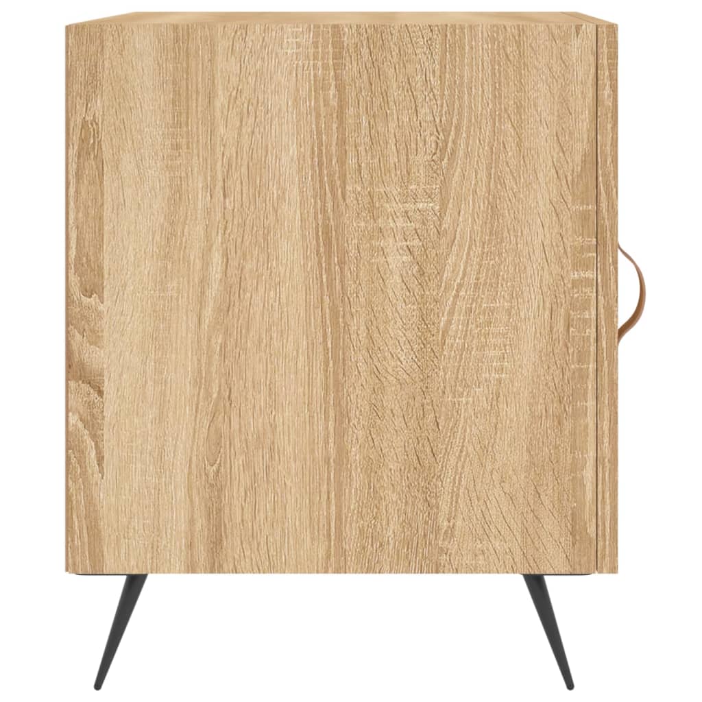 vidaXL Tables de chevet 2 pcs Chêne Sonoma 40x40x50 cm Bois d'ingénierie