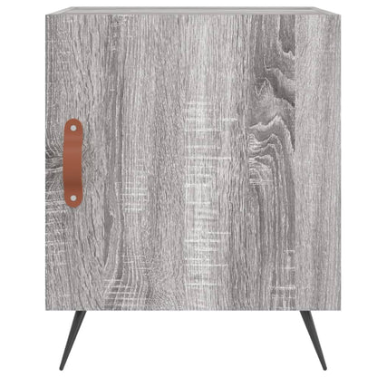 vidaXL Tables de chevet 2 pcs Gris sonoma 40x40x50 cm Bois d'ingénierie