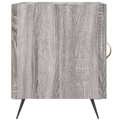 vidaXL Tables de chevet 2 pcs Gris sonoma 40x40x50 cm Bois d'ingénierie