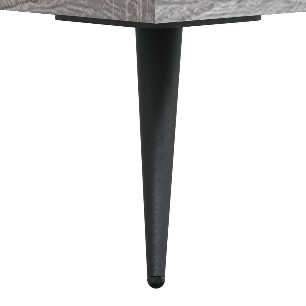 vidaXL Tables de chevet 2 pcs Gris sonoma 40x40x50 cm Bois d'ingénierie