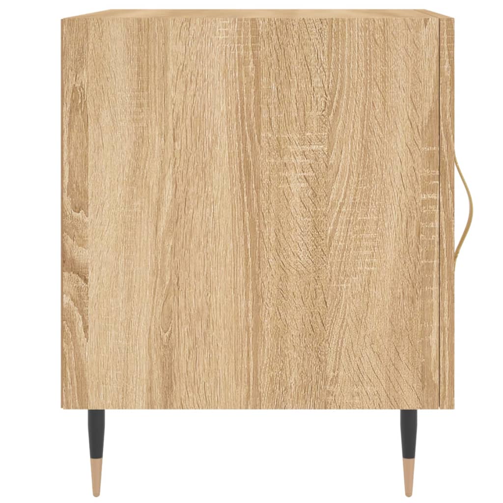 vidaXL Tables de chevet 2 pcs Chêne Sonoma 40x40x50 cm Bois d'ingénierie