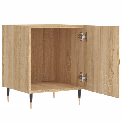 vidaXL Tables de chevet 2 pcs Chêne Sonoma 40x40x50 cm Bois d'ingénierie