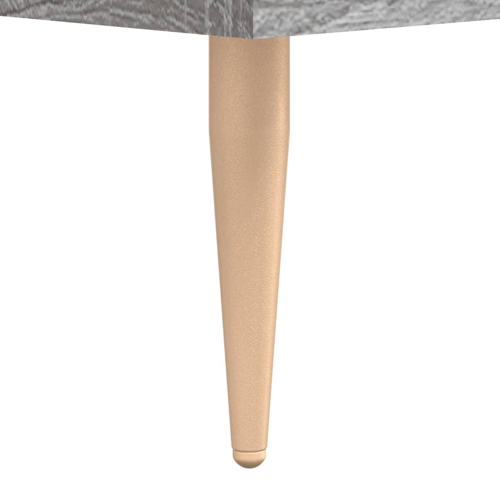 vidaXL Nachttische 2 Stk. Grau Sonoma 40x40x50 cm Holzwerkstoff