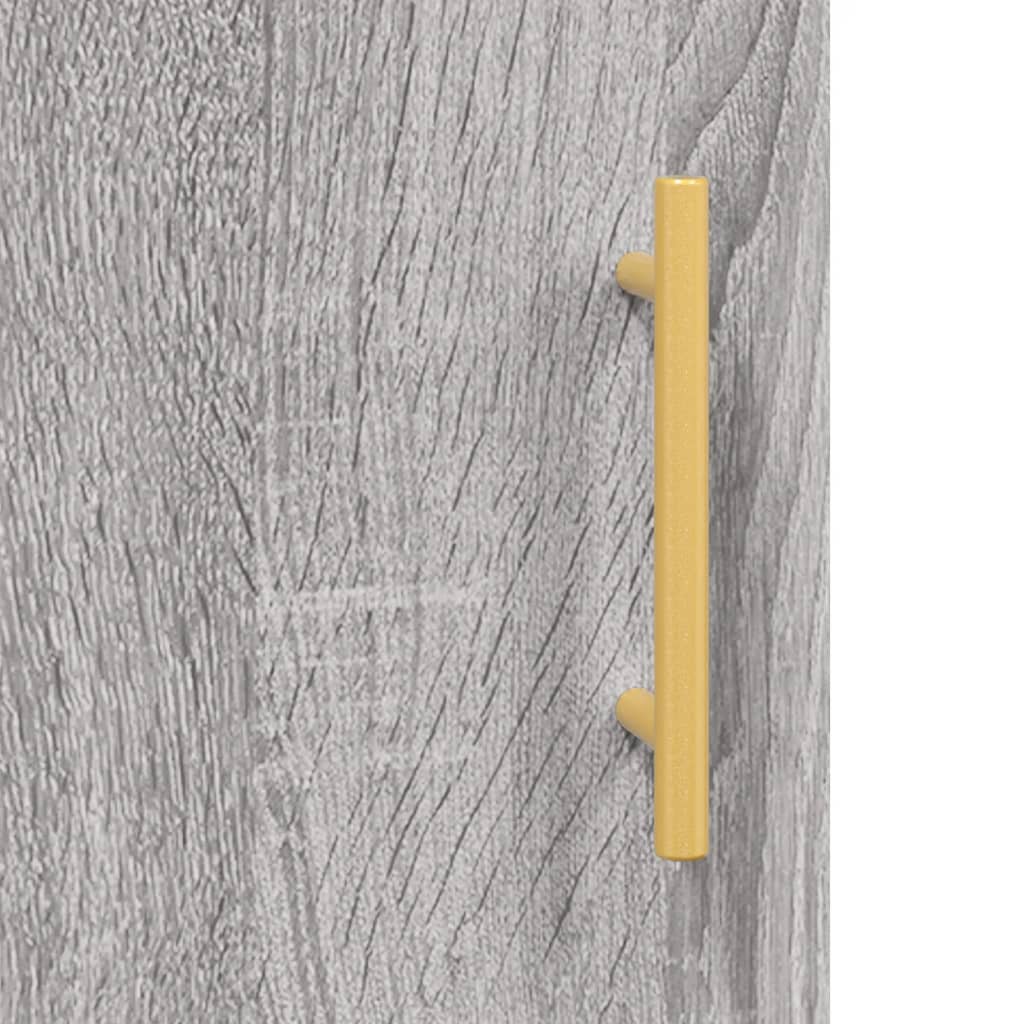 vidaXL Nachttische 2 Stk. Grau Sonoma 40x40x50 cm Holzwerkstoff