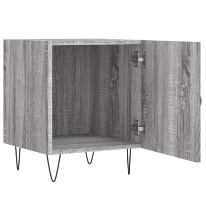 vidaXL Table de chevet gris Sonoma 40x40x50 cm Aggloméré