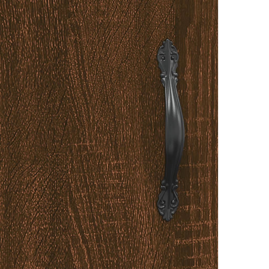 vidaXL Nachttische 2 Stk. Braun Eichen-Optik 40x40x50 cm Holzwerkstoff