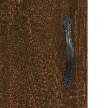 vidaXL Nachttische 2 Stk. Braun Eichen-Optik 40x40x50 cm Holzwerkstoff