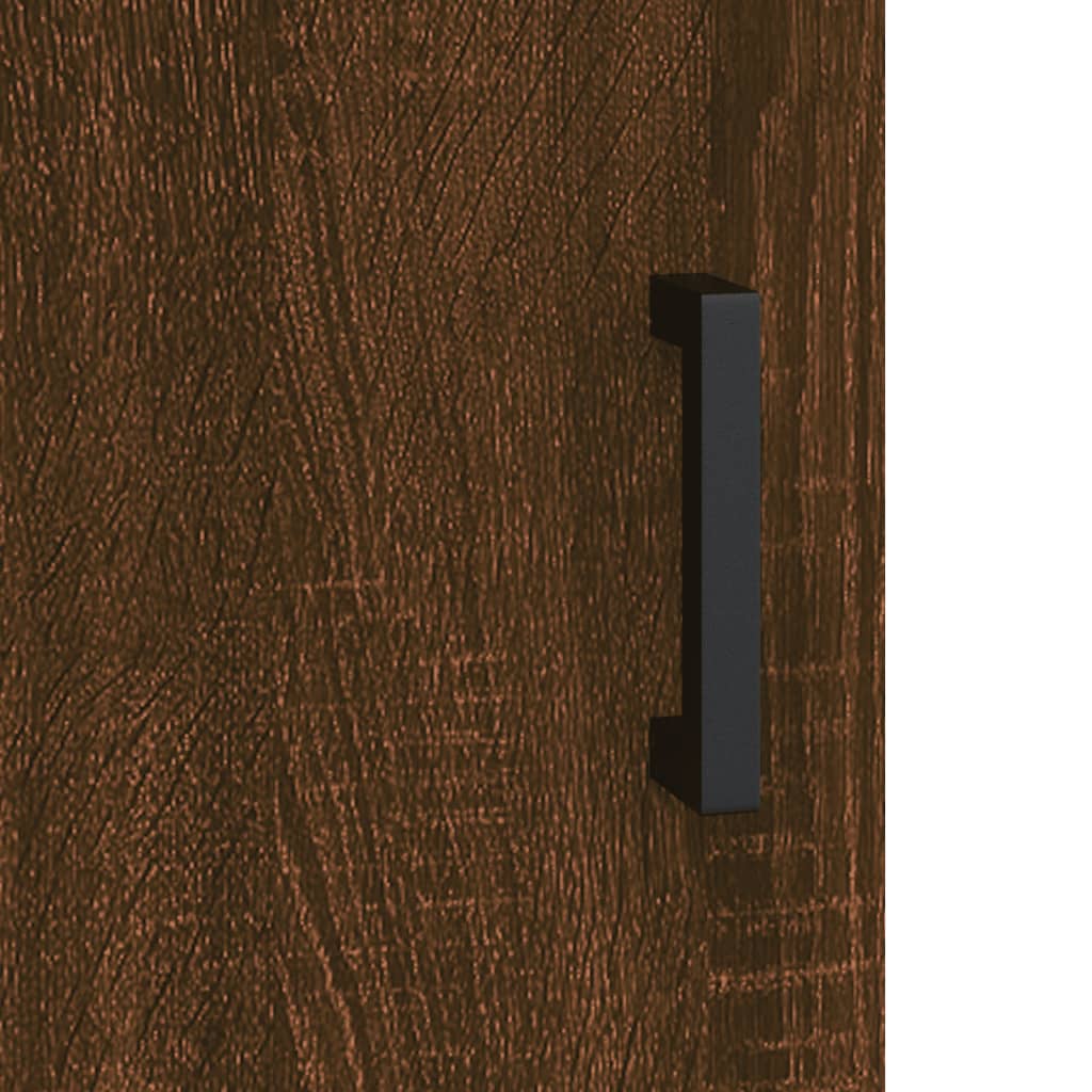 vidaXL Nachttische 2 Stk. Braun Eichen-Optik 40x40x50 cm Holzwerkstoff