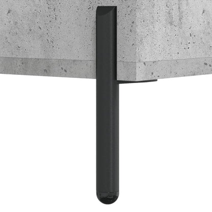 vidaXL Nachttisch Betongrau 40x40x50 cm Holzwerkstoff