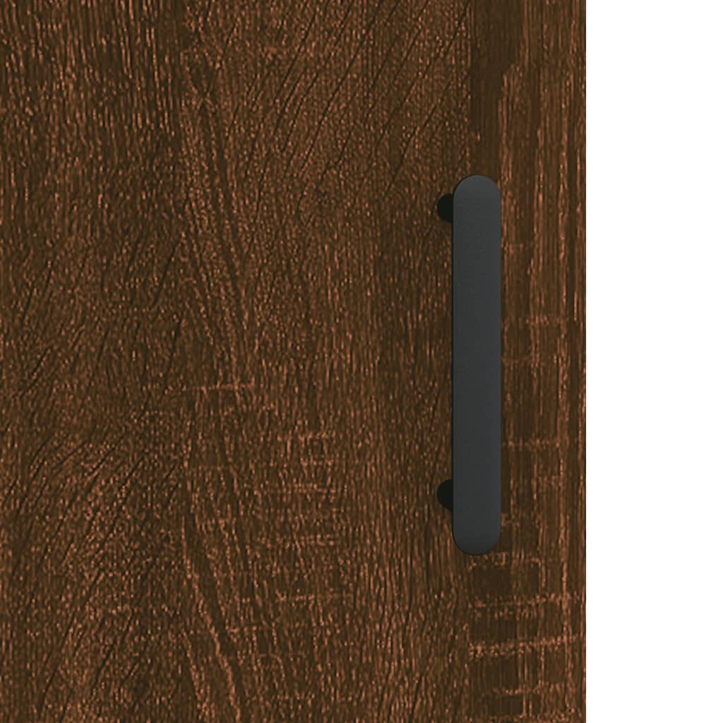 vidaXL Nachttisch Braun Eichen-Optik 40x40x50 cm Holzwerkstoff