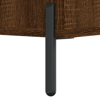 vidaXL Nachttisch Braun Eichen-Optik 40x40x50 cm Holzwerkstoff