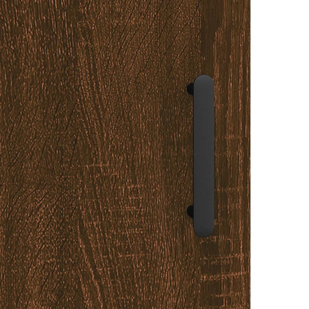 vidaXL Nachttische 2 Stk. Braun Eichen-Optik 40x40x50 cm Holzwerkstoff