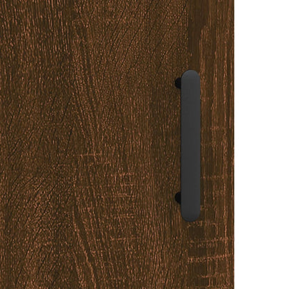 vidaXL Nachttische 2 Stk. Braun Eichen-Optik 40x40x50 cm Holzwerkstoff