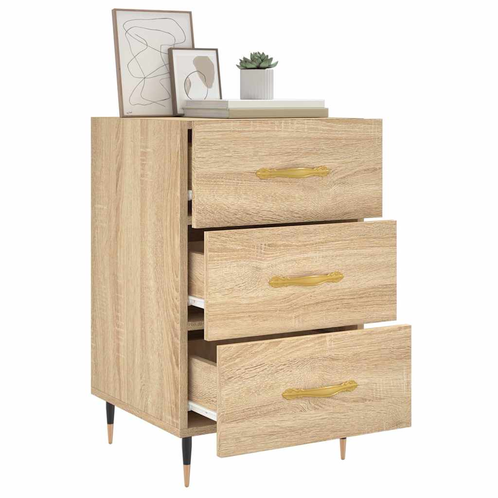 vidaXL Nachttisch Sonoma-Eiche 40x40x66 cm Holzwerkstoff