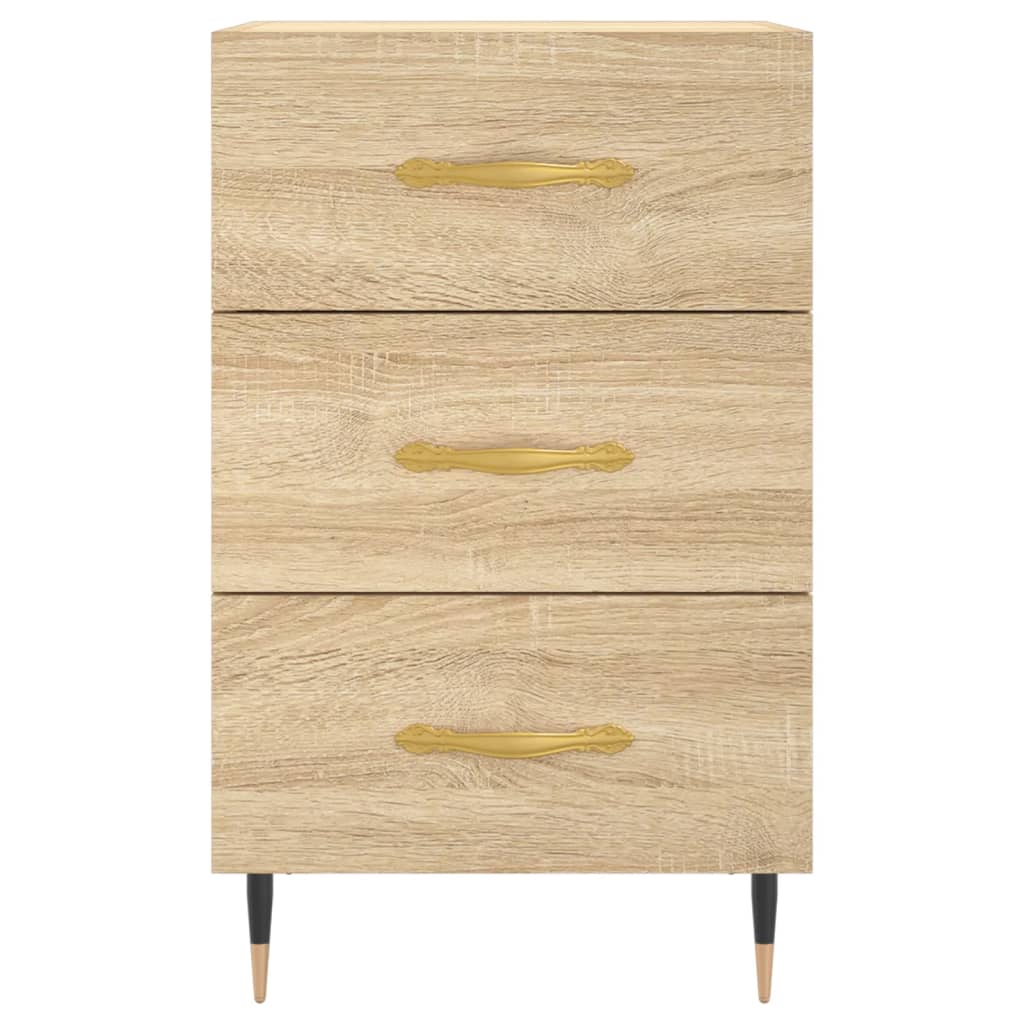 vidaXL Nachttisch Sonoma-Eiche 40x40x66 cm Holzwerkstoff