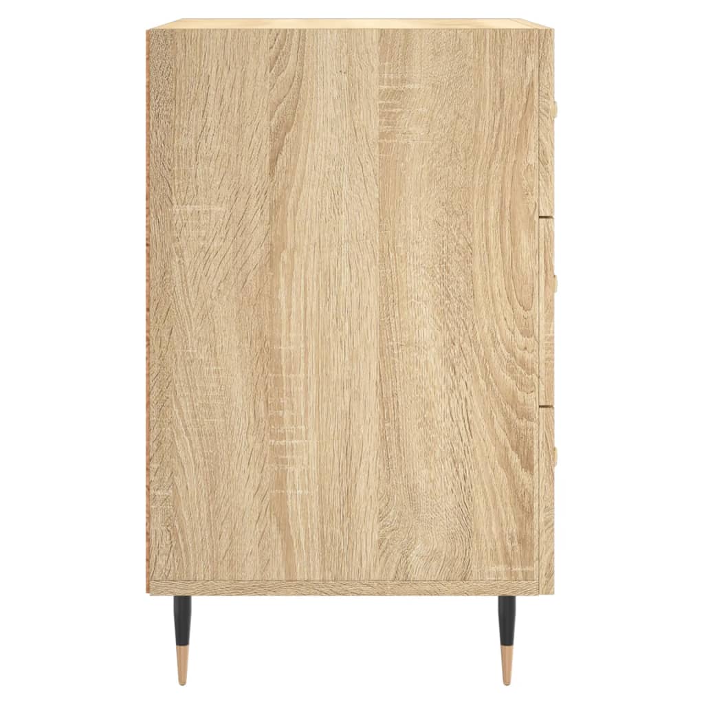 vidaXL Nachttisch Sonoma-Eiche 40x40x66 cm Holzwerkstoff