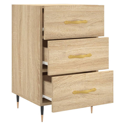 vidaXL Nachttisch Sonoma-Eiche 40x40x66 cm Holzwerkstoff